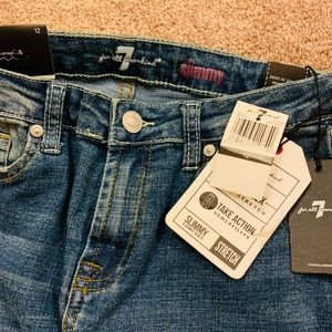 7 for all mankind blue jeans size 12